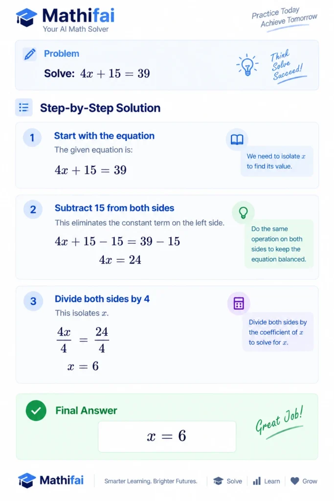 Algebra 3 Mathifai